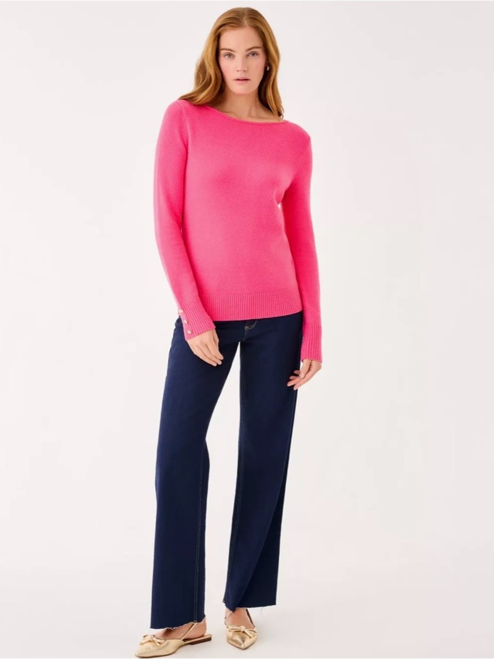 Lilly Pulitzer Lola Sweater in Sun Shell Pink - Picture 4 of 5